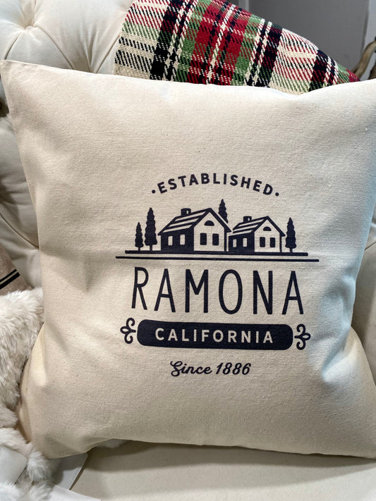 Simple Houses Ramona Canvas Pillow
