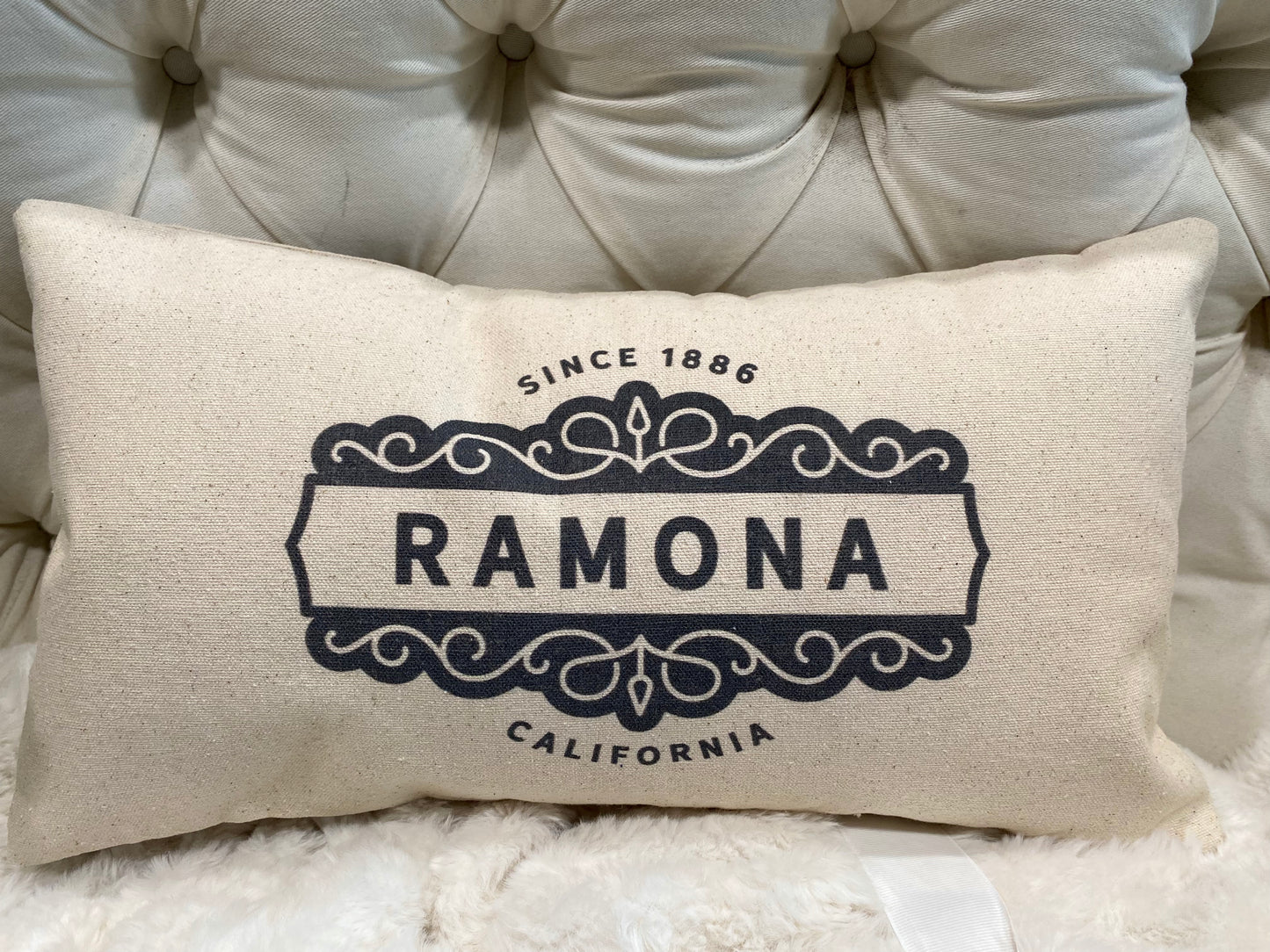 Ornamental Ramona Canvas Pillow