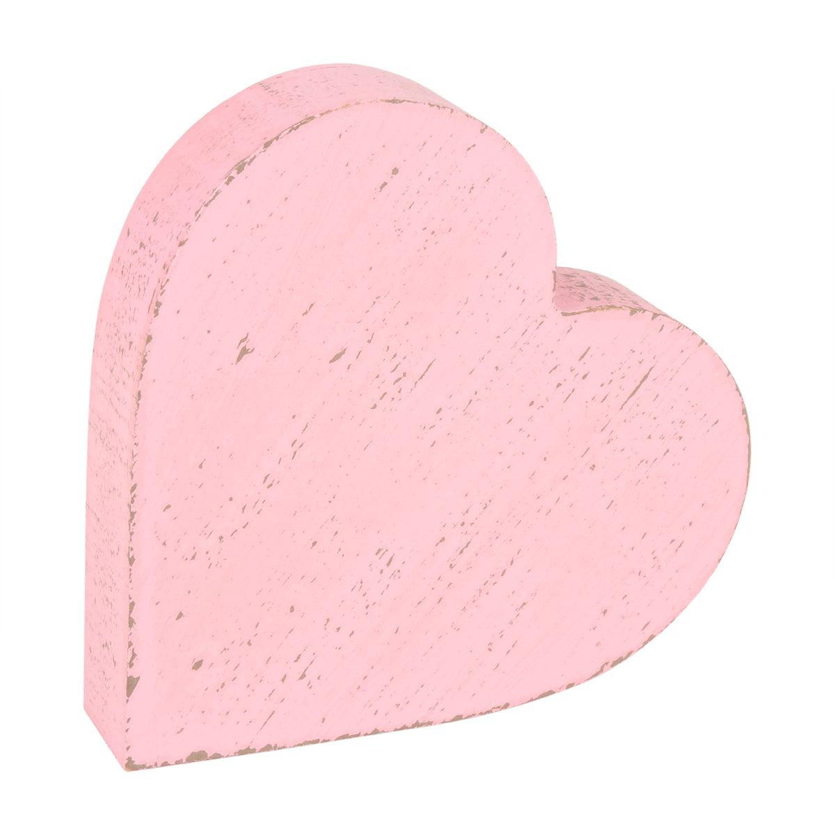 Pink Distressed Heart
