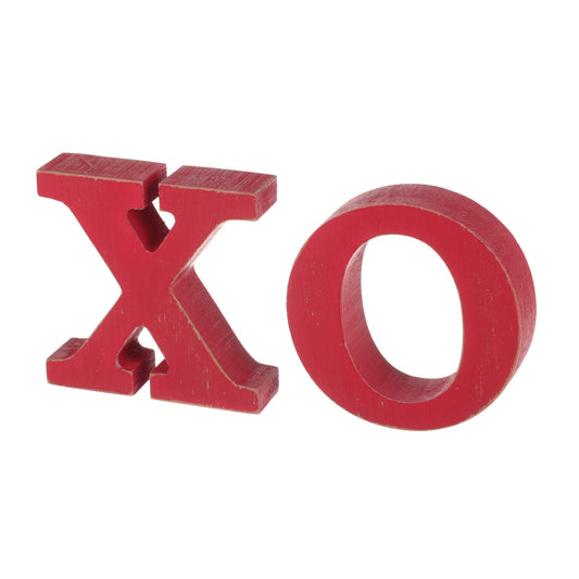 Red XO Letters