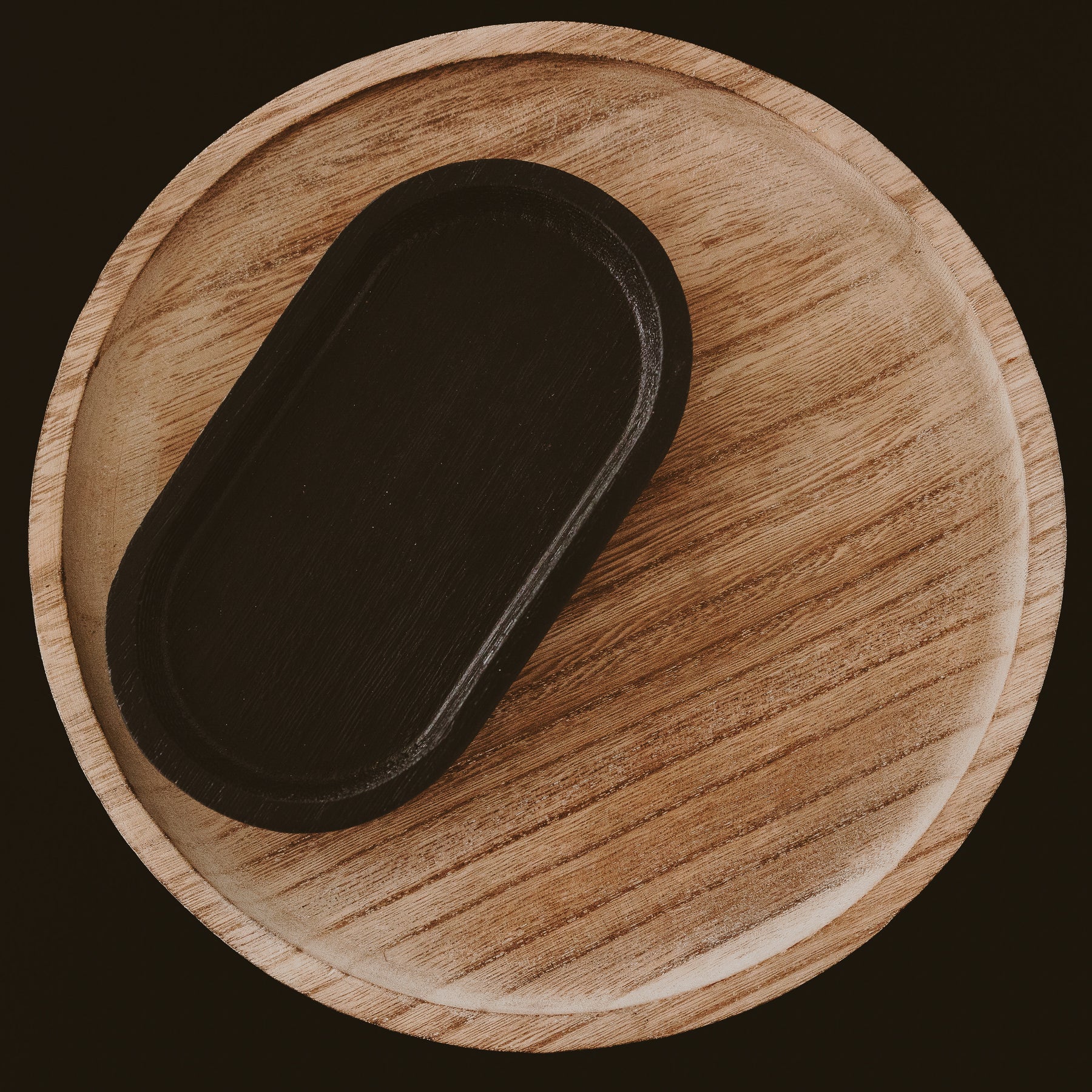 Large Rustic Round Wood Tray – Rustic Interiors LLC