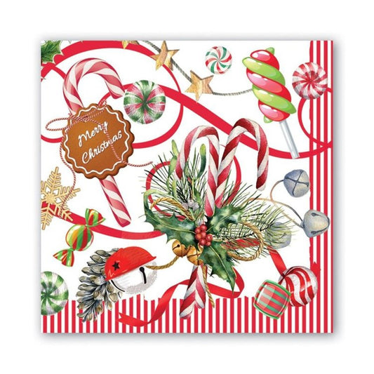 Peppermint Luncheon Napkin